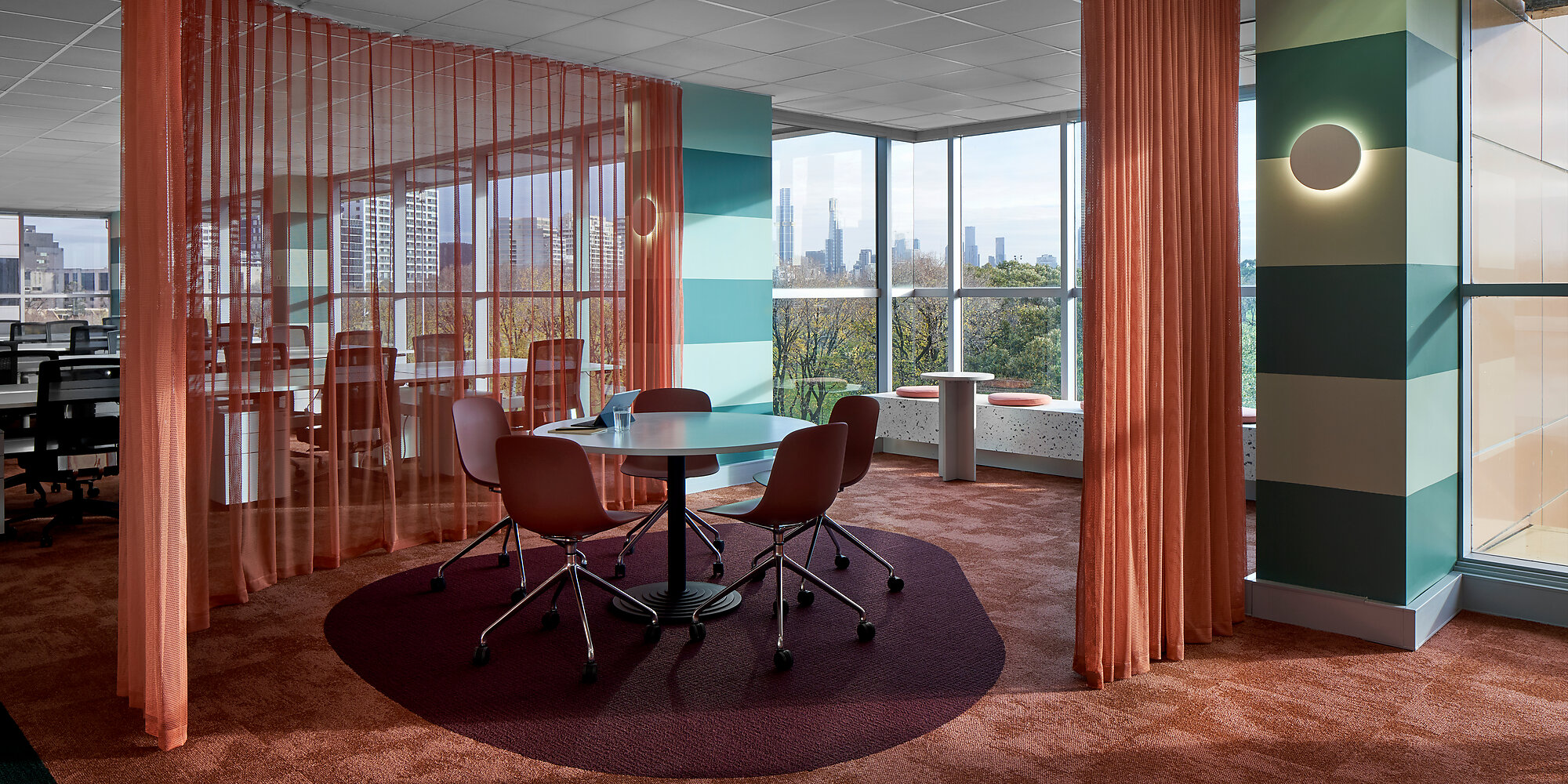 Interior photograph of Burnet Institute by Peter Clarke Photography